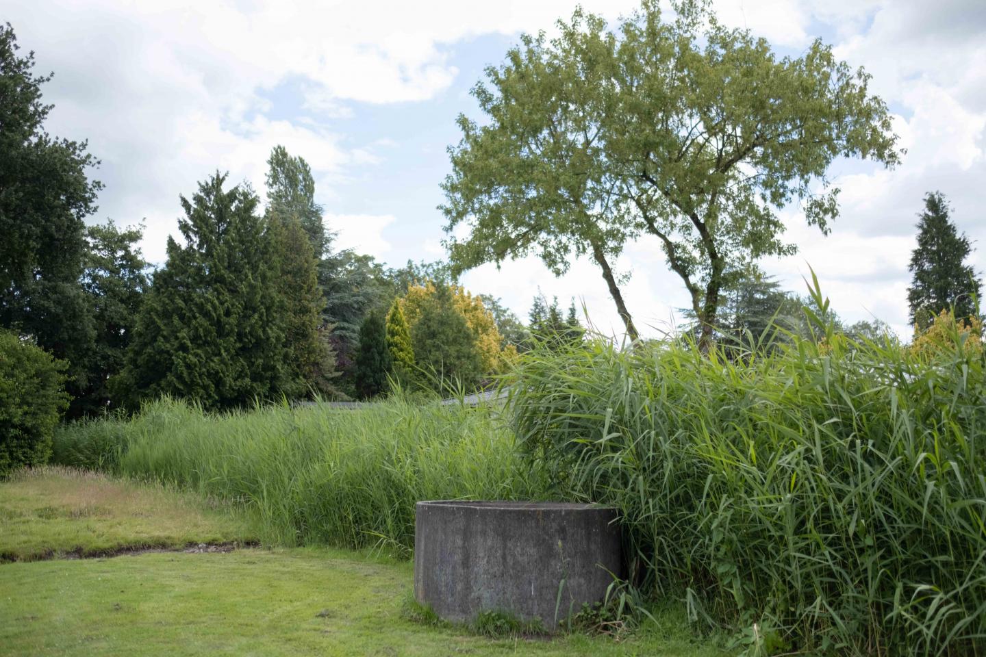 foto van een put op de schooltuin