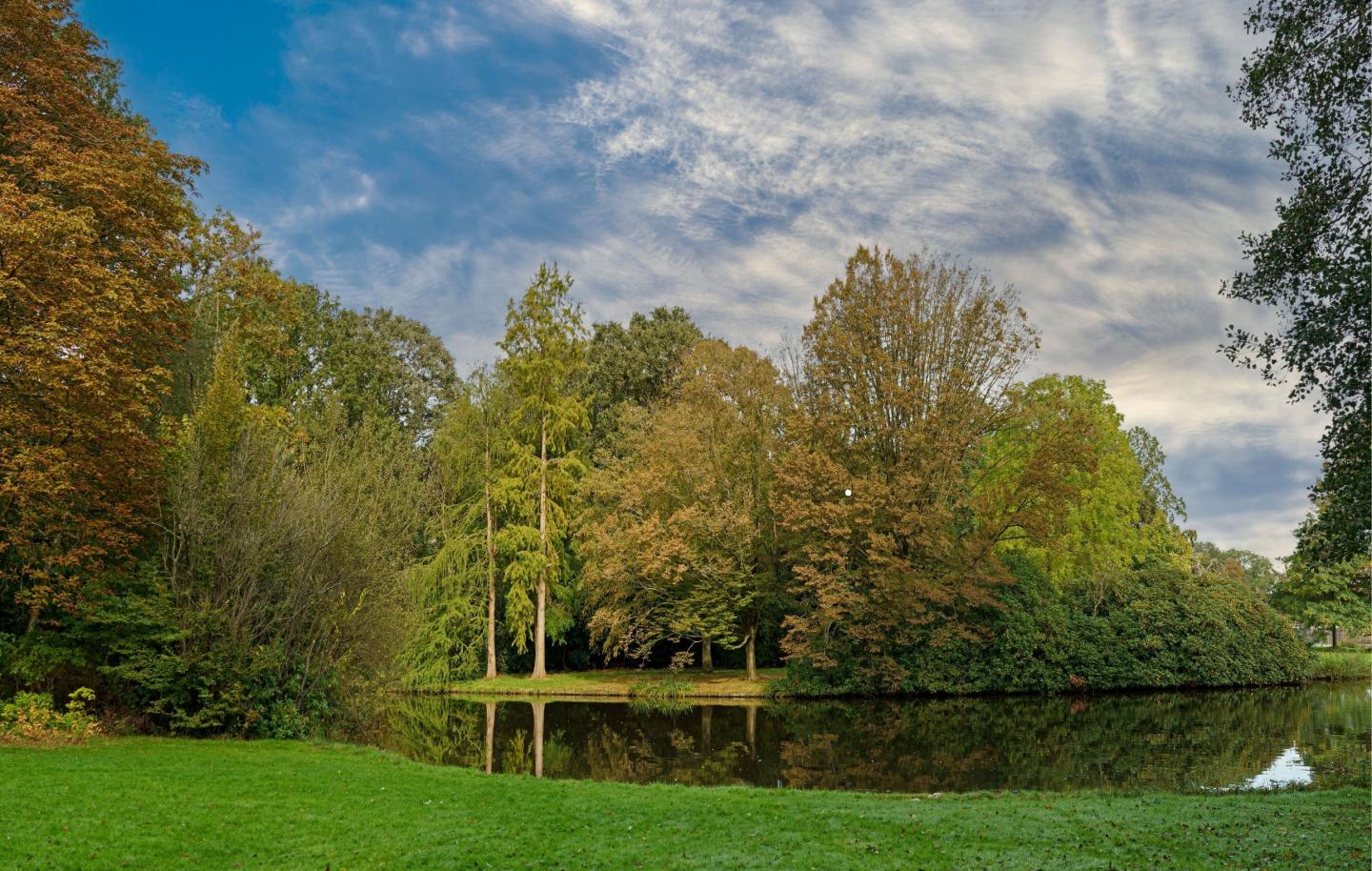 foto van stadspark Groningen