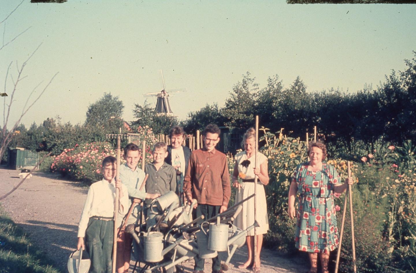 foto van schooltuin Noorderhoogebrug