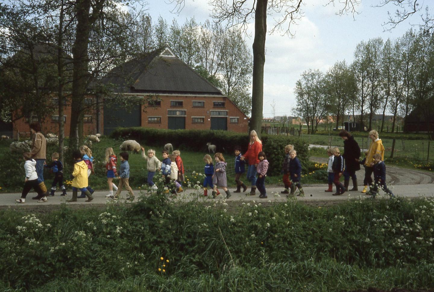 foto van schooltuin Beijum