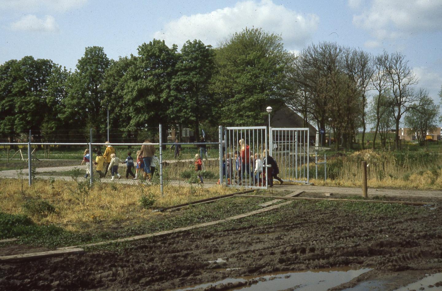 foto van schooltuin Beijum