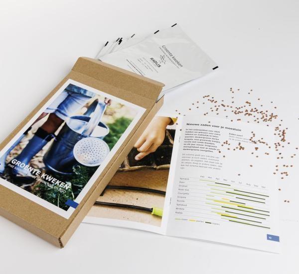 foto van het gratis zadenpakket